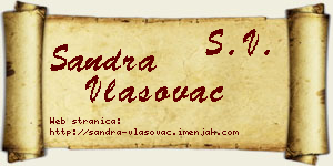 Sandra Vlasovac vizit kartica